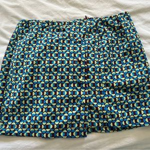 urban outfitters multi colored mini skirt